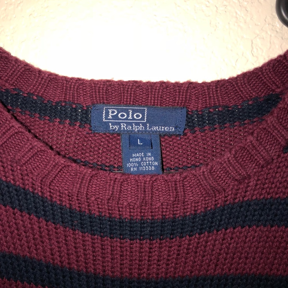 Kid’s Polo long sleeve striped - Picture 2 of 3